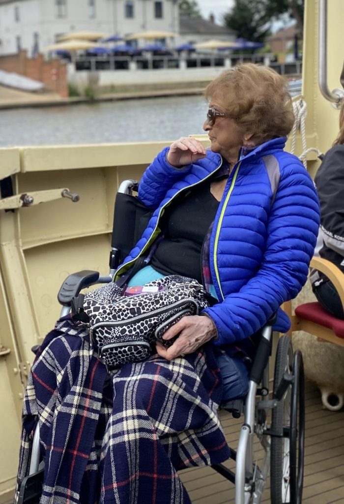 Cindy on the KCIL Boat trip