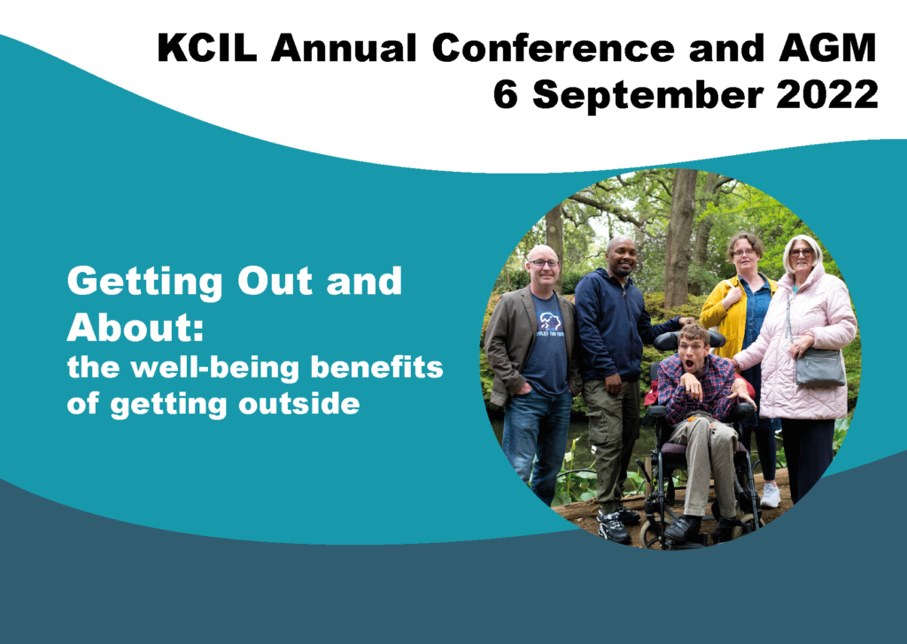 KCIL Annual Conference and AGM, 6 September 2022, Getting Out and About: The Well-Being Benefits of Getting Outside. Photo of KCIL staff and members in Isabella Plantation