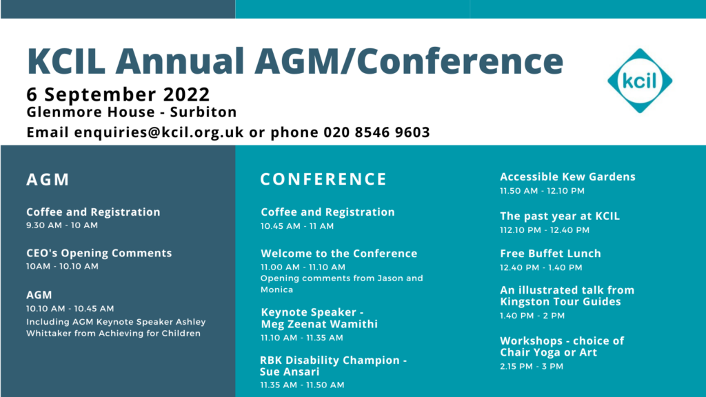 AGM/Conference agenda, text as above