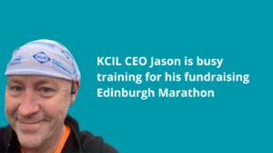 KCIL CEO Jason is busy training for his fundraising Edinburgh Marathon.