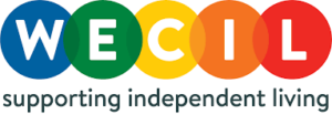 WECIL logo. Supporting independent Living