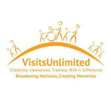 Visits Unlimited Logo, Disability awareness training with a difference, broadening horizons, creating memories