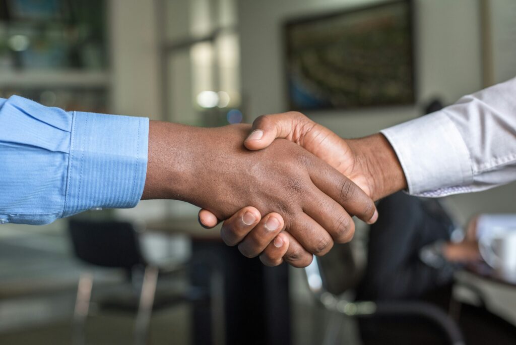 Handshake photo
