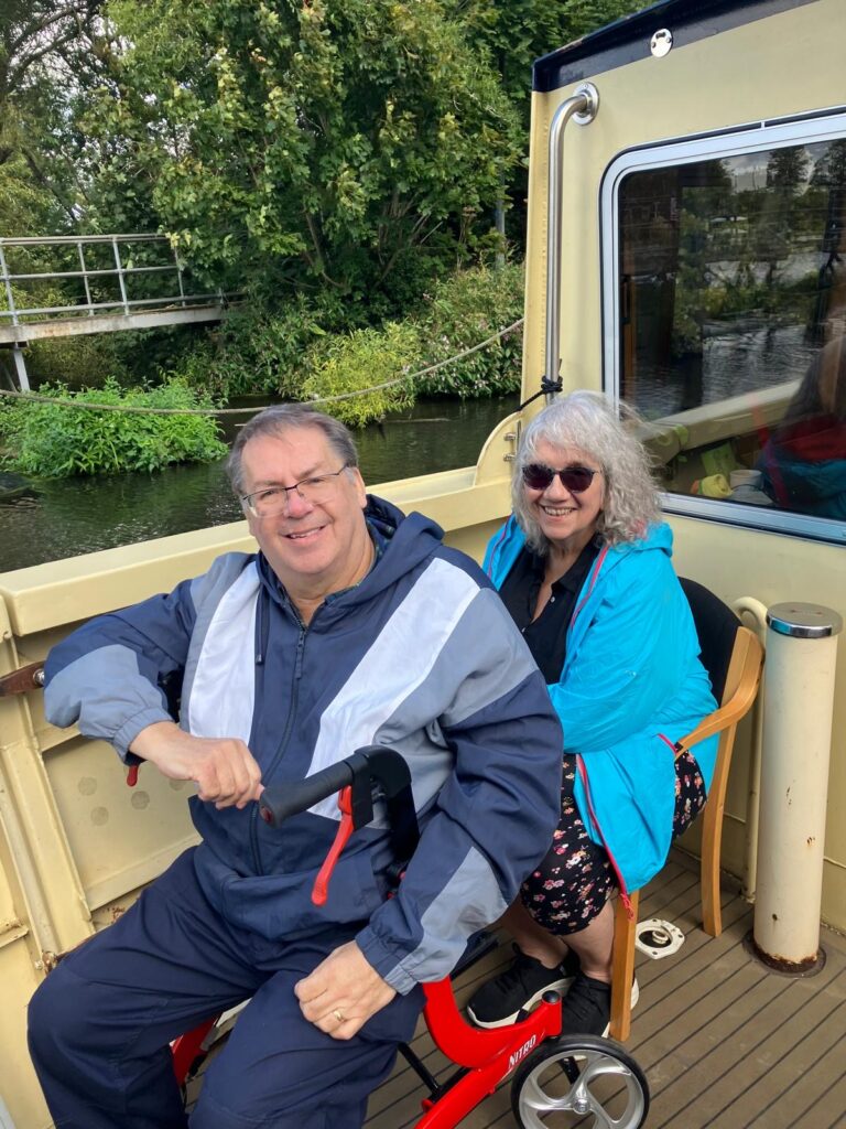 A KCIL service user with his wife