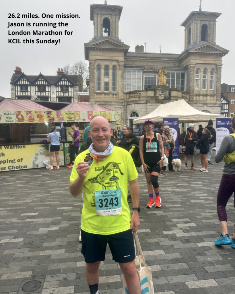26.2 miles. One mission. Jason is running the London Marathon for KCIL this Sunday