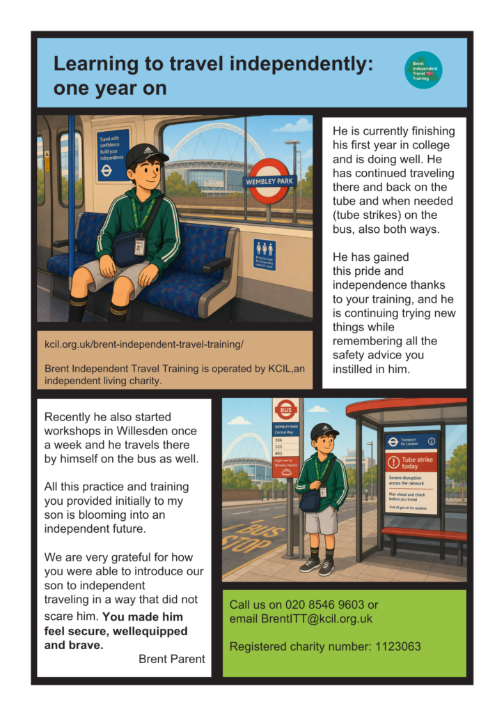 Flyer celebrating Brent ITT, text as per blog post